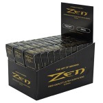 Pachet cu 60 de filtre extra slim pre-cut pentru rulat tigari ZEN Black